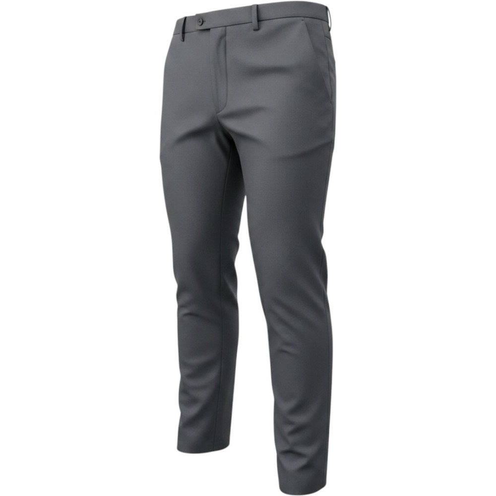 Scotch & Soda Trousers Mens 42x32 Light Grey New Modern Fit Amsterdam Basic